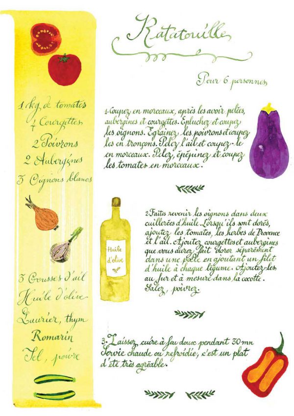 Recette de la ratatouille en français